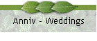 Anniv - Weddings